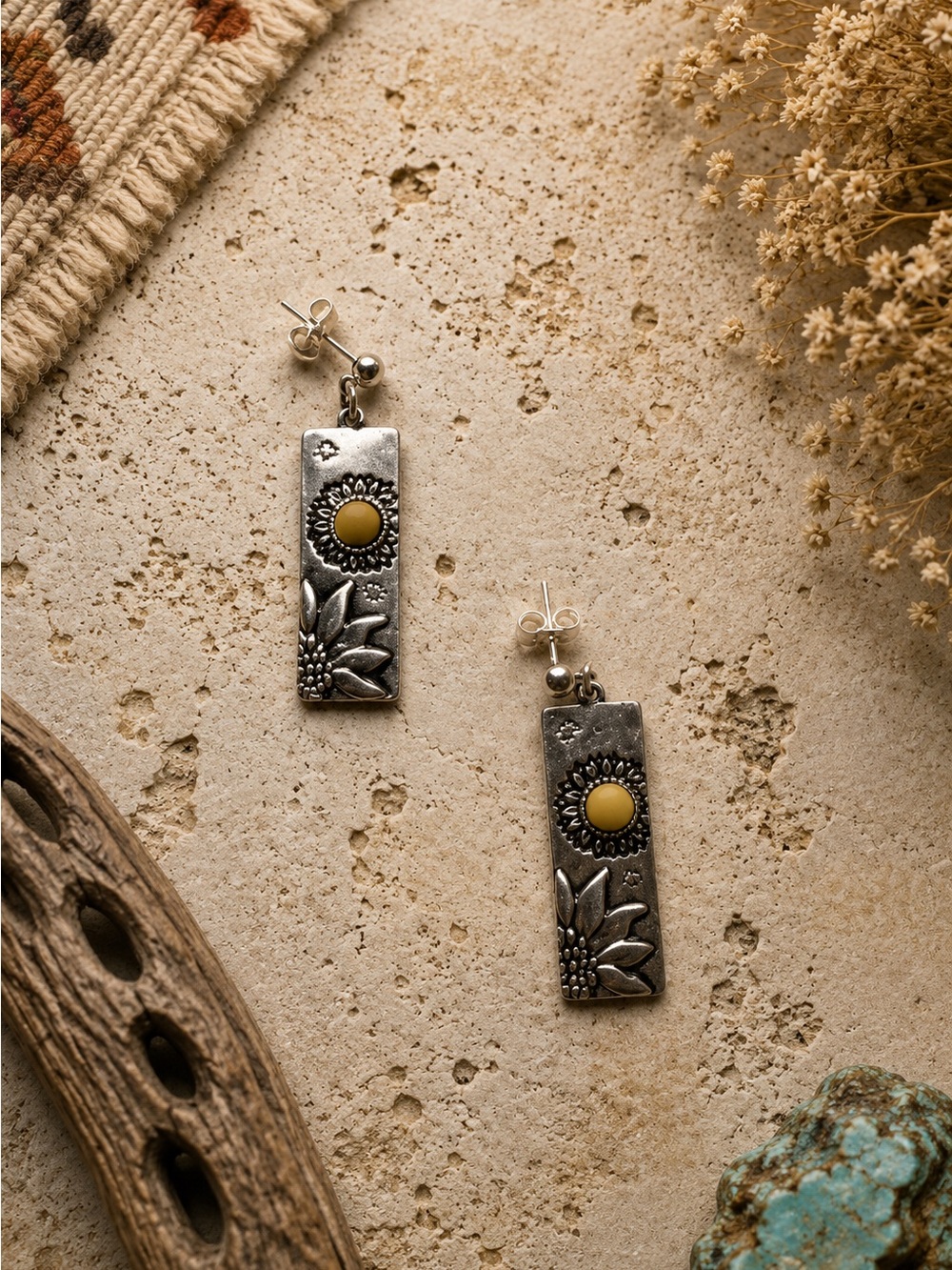 Sunflower Earrings